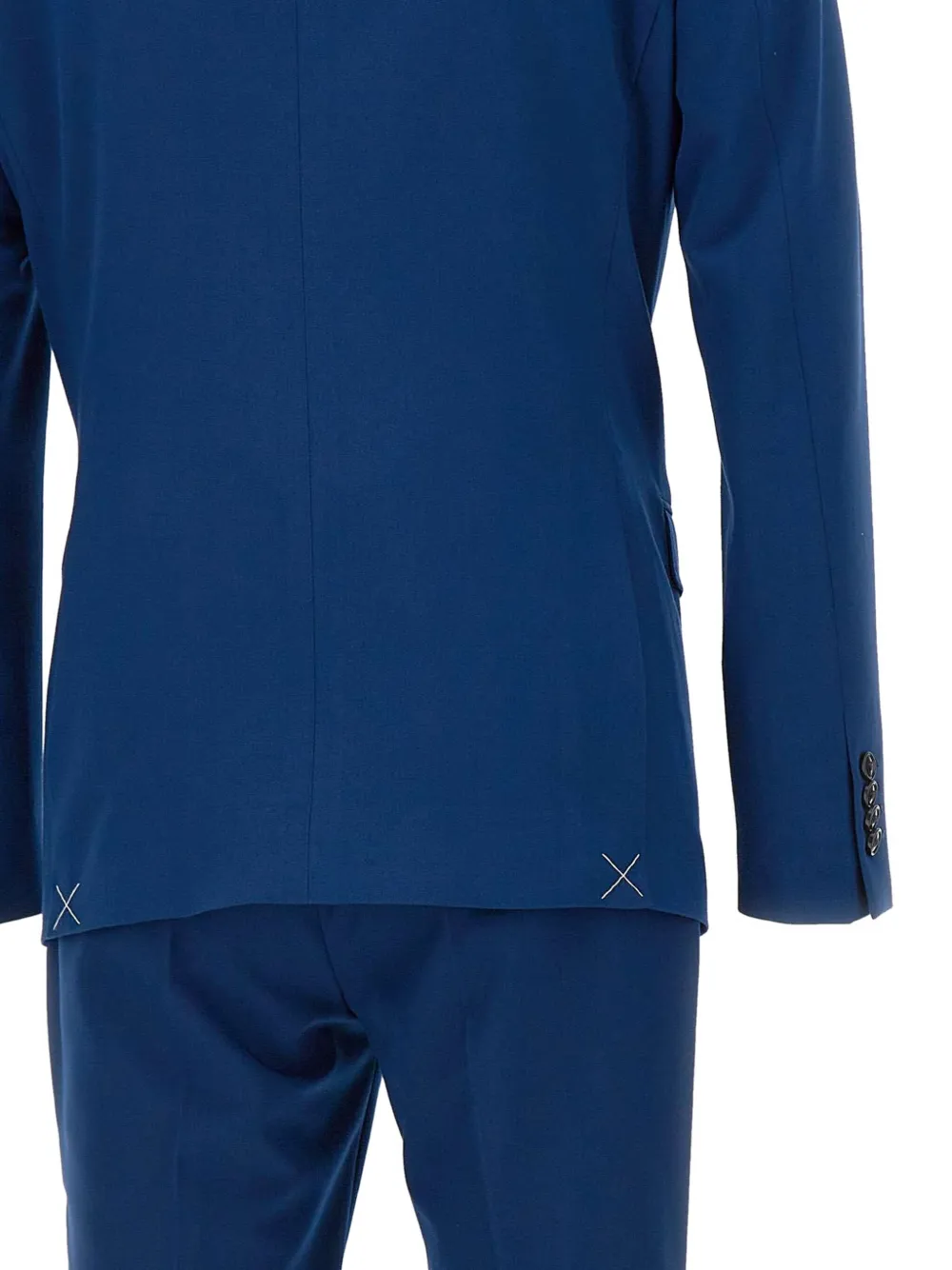 Marchesani Peak Lapel Two-piece Suit In Blue