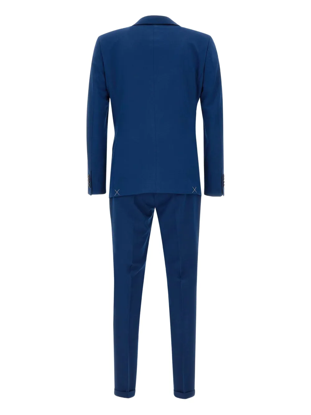 Marchesani Peak Lapel Two-piece Suit In Blue