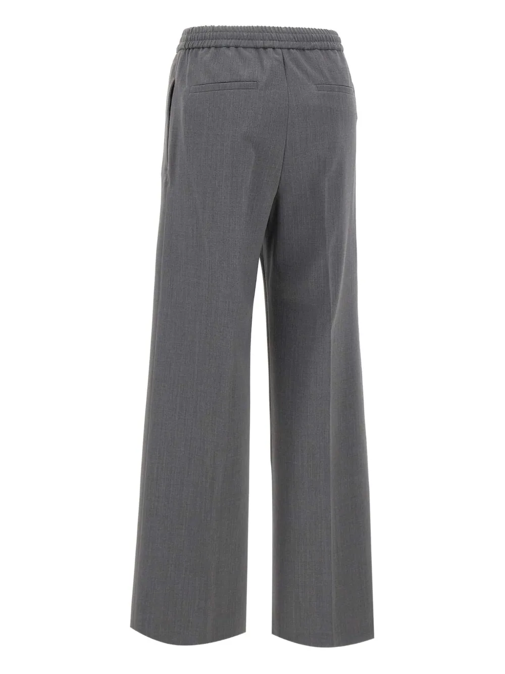 Weekend Max Mara Elasticated-waist Trousers In Gray