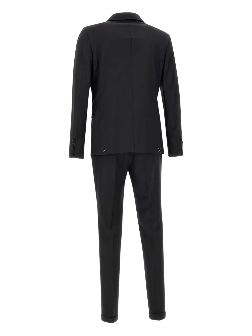 Marchesani Double-breasted Suit In Black