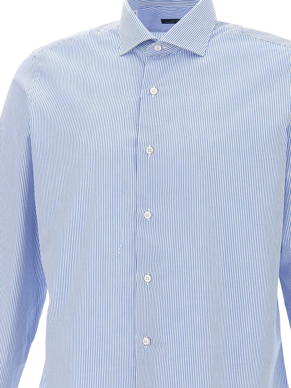 Marchesani Stripes Button Shirt In Blue