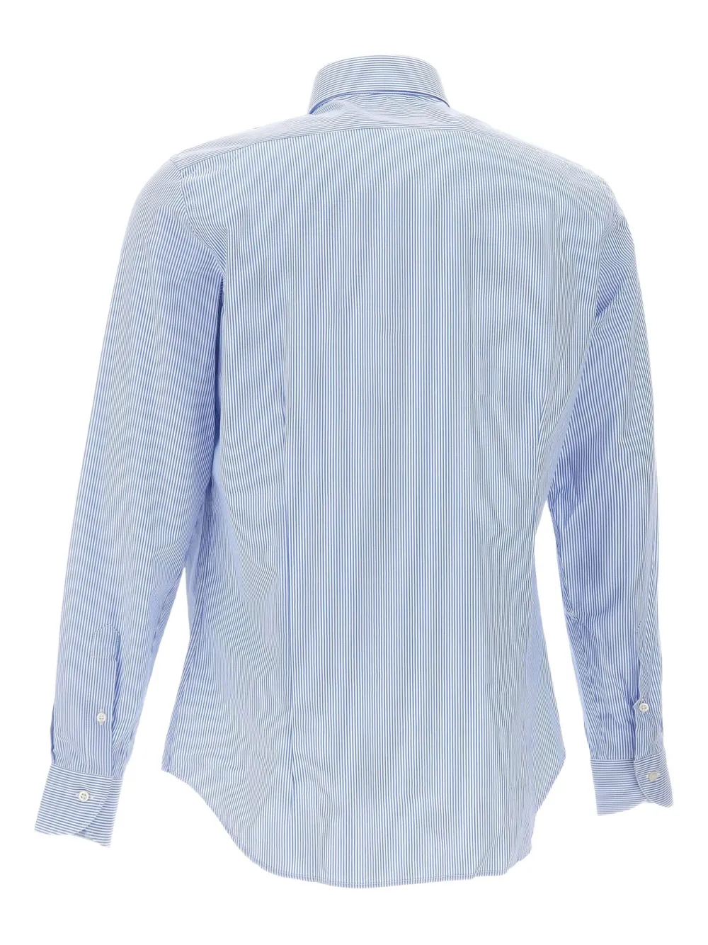 Marchesani stripes button shirt - Blauw