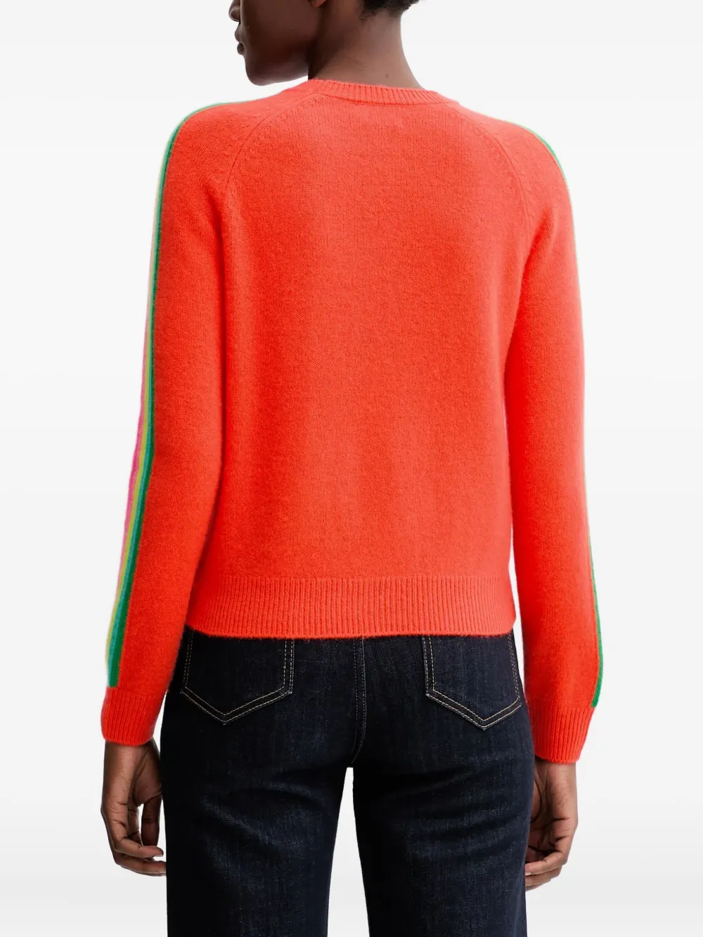 From Future Stripe-detail Sweater In Red