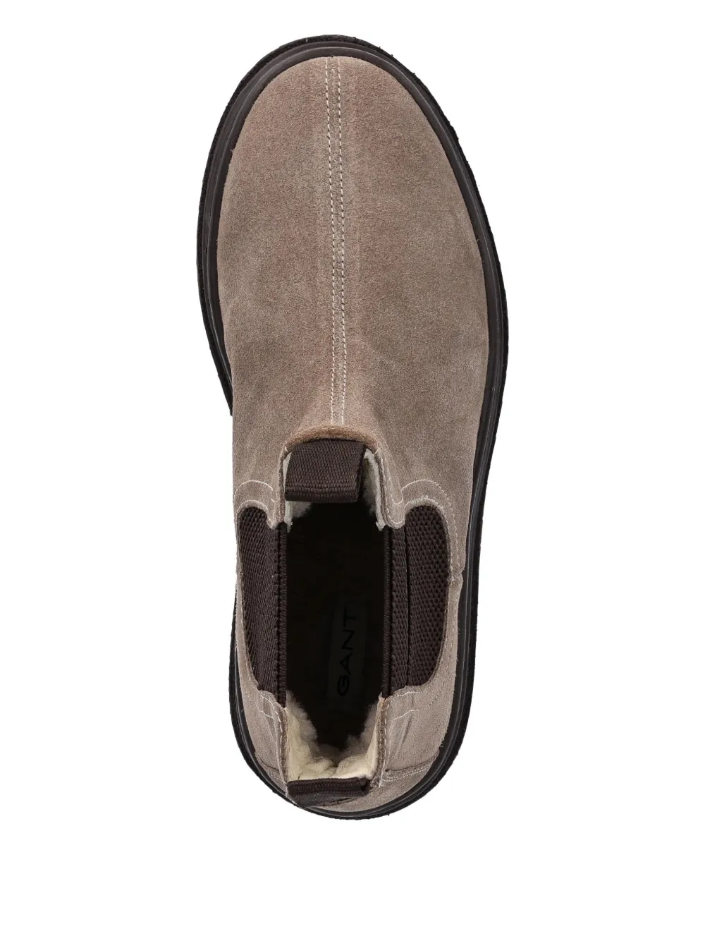 Gant Sistown laarzen met chunky zool en treklip Beige