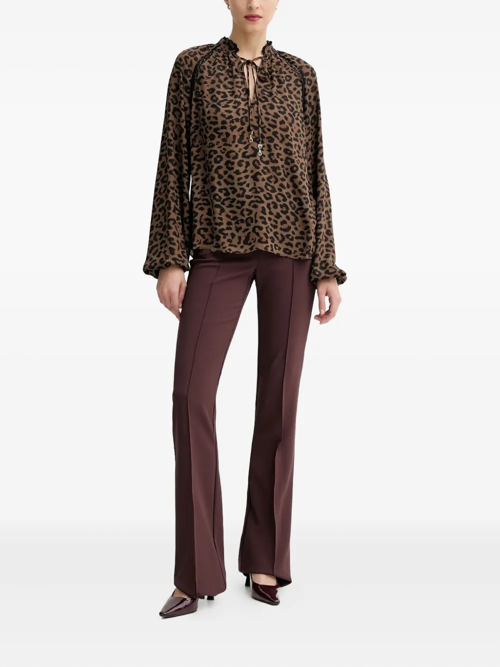 GUESS USA animal-print top - Bruin