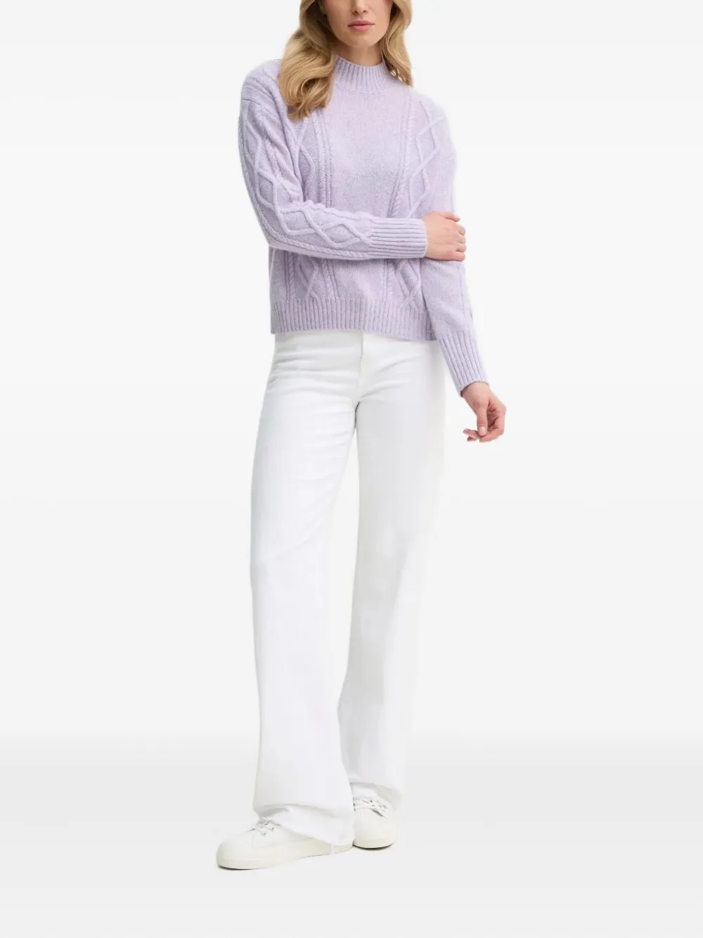 FROM FUTURE Kaschmirpullover mit Zopfmuster | Pullover | Image 2