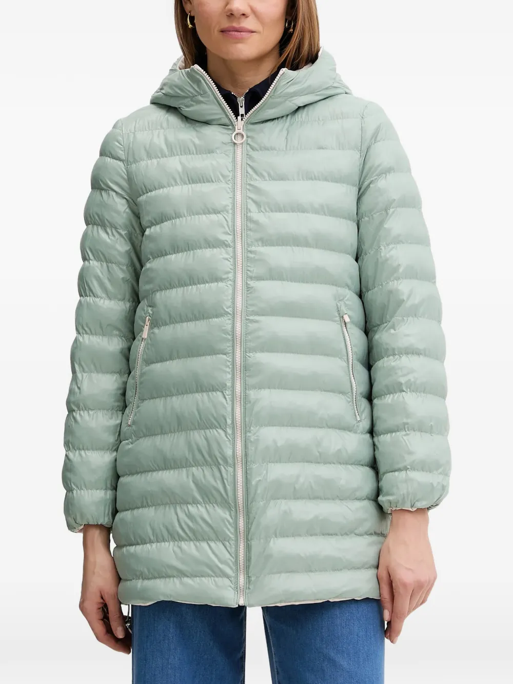 Geox Spherica hooded reversible parka - Toni neutri