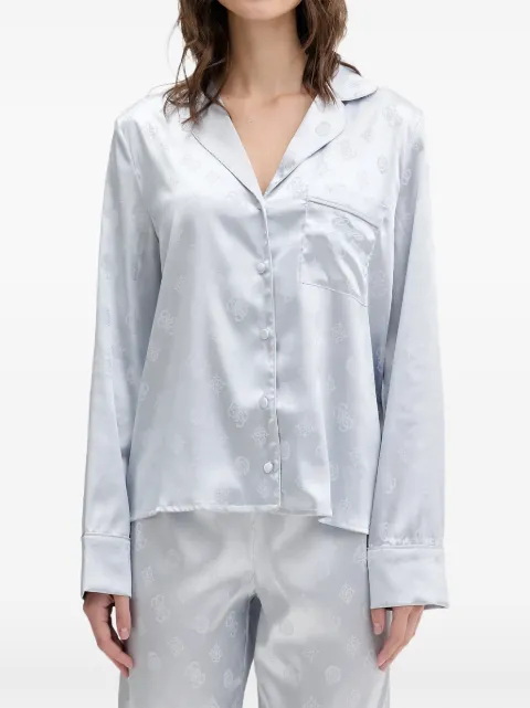 GUESS USA Sylvie logo-print pocket pajamas