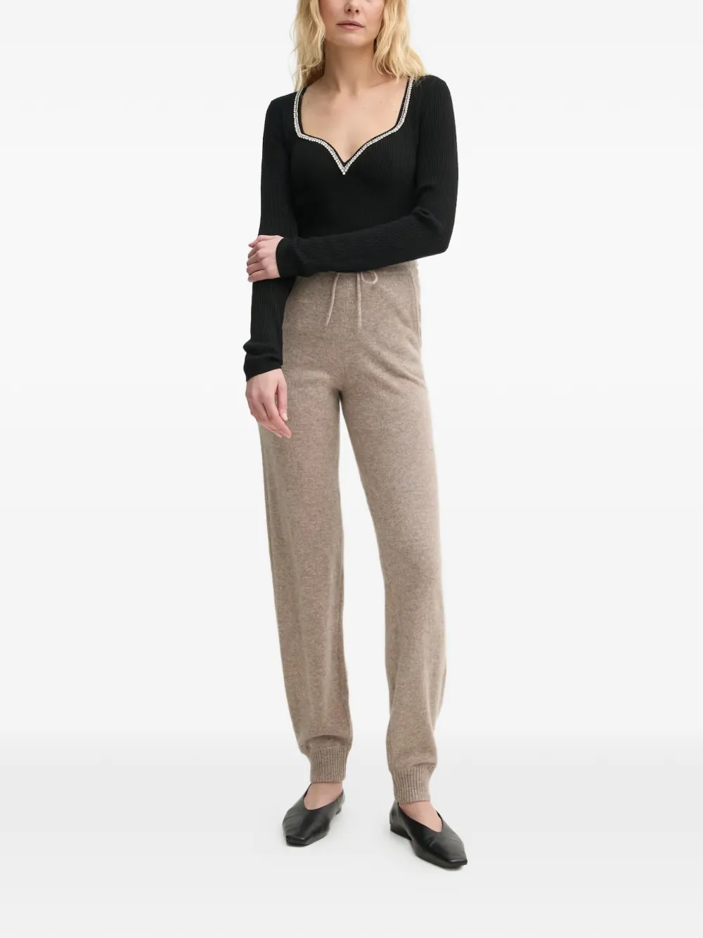  From Future Jogging Right Drawstring-fastening Trousers - Neutrals 