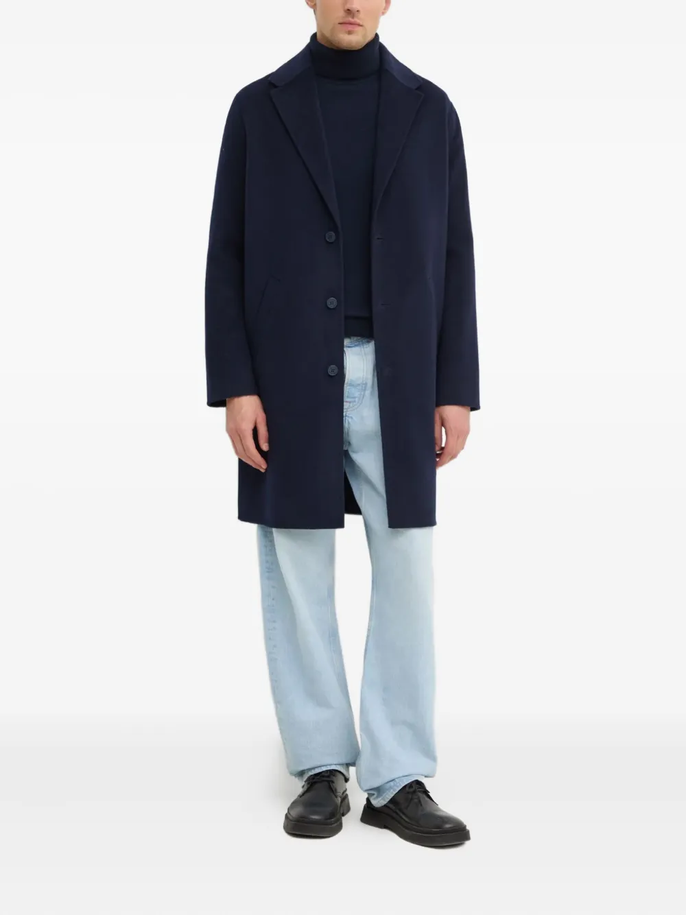 FROM FUTURE roll-neck pullover - Blauw