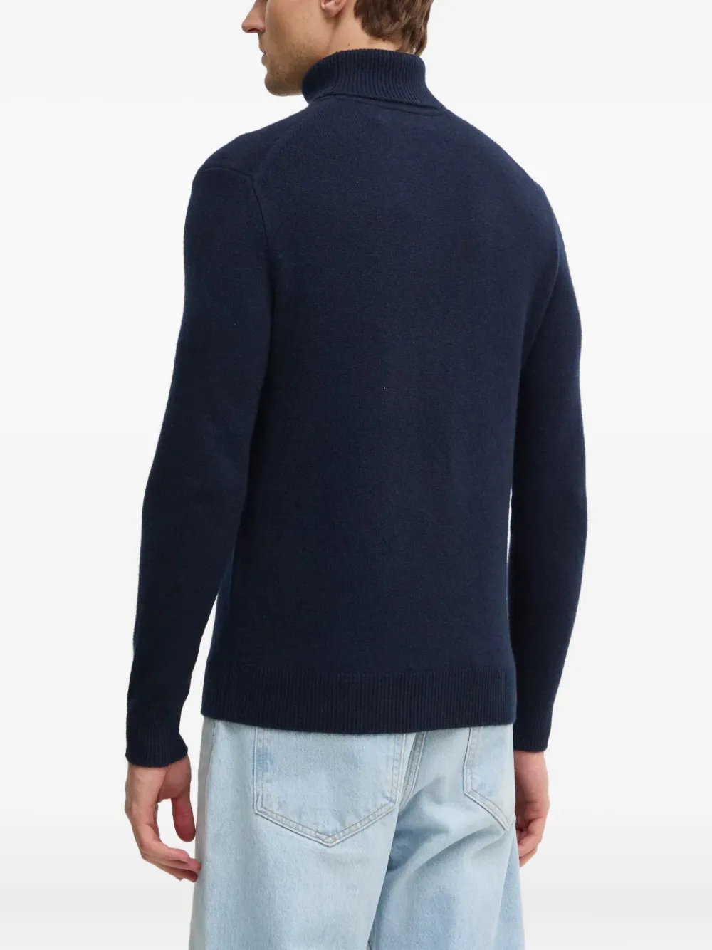 From Future Roll-neck Pullover In Blue