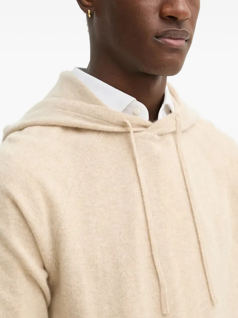 From Future Cashmere Hoodie In Neutral