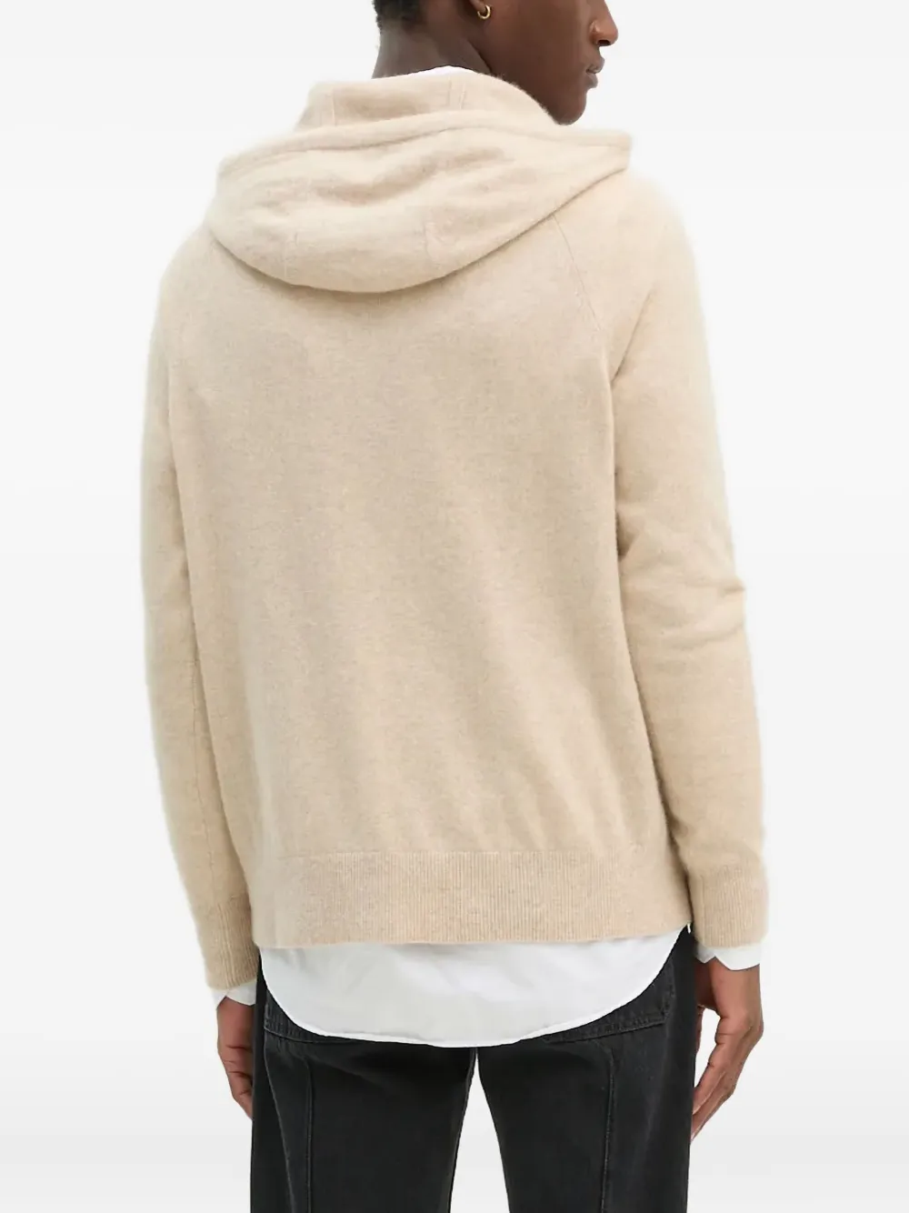 From Future Cashmere Hoodie In Neutral