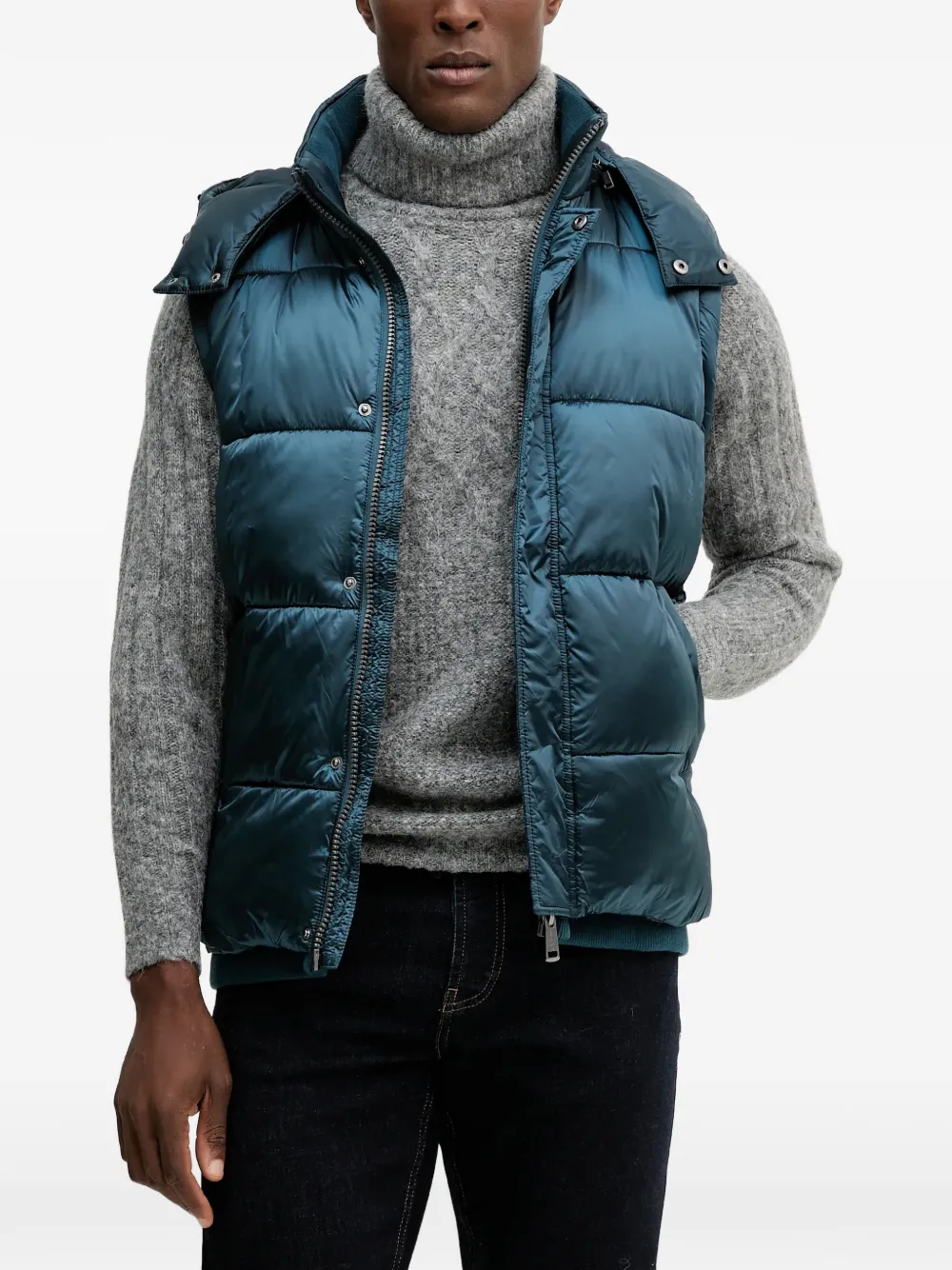 GUESS USA Piumino con cappuccio - Blu