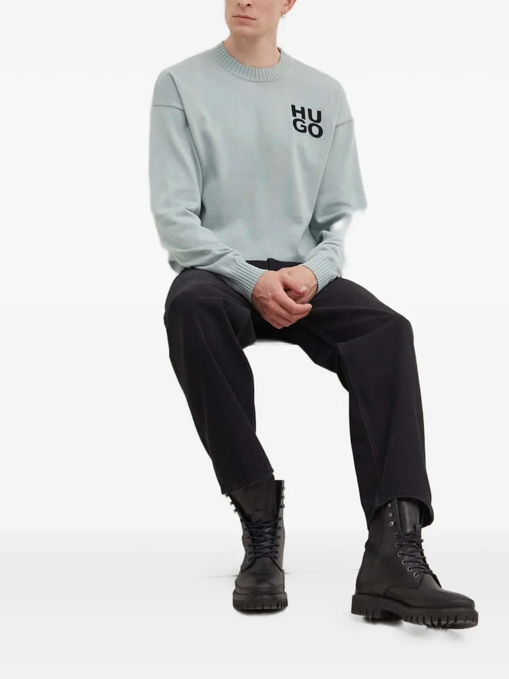 HUGO jean à patch logo | Jeans regular & jeans droits | Image 2