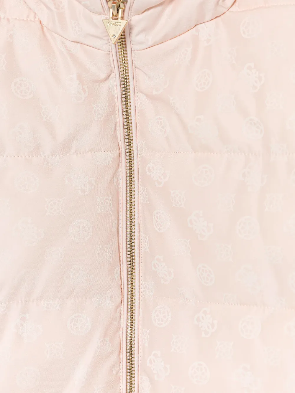 Hugo Kids Monogram-pattern Puffer Jacket - Pink 