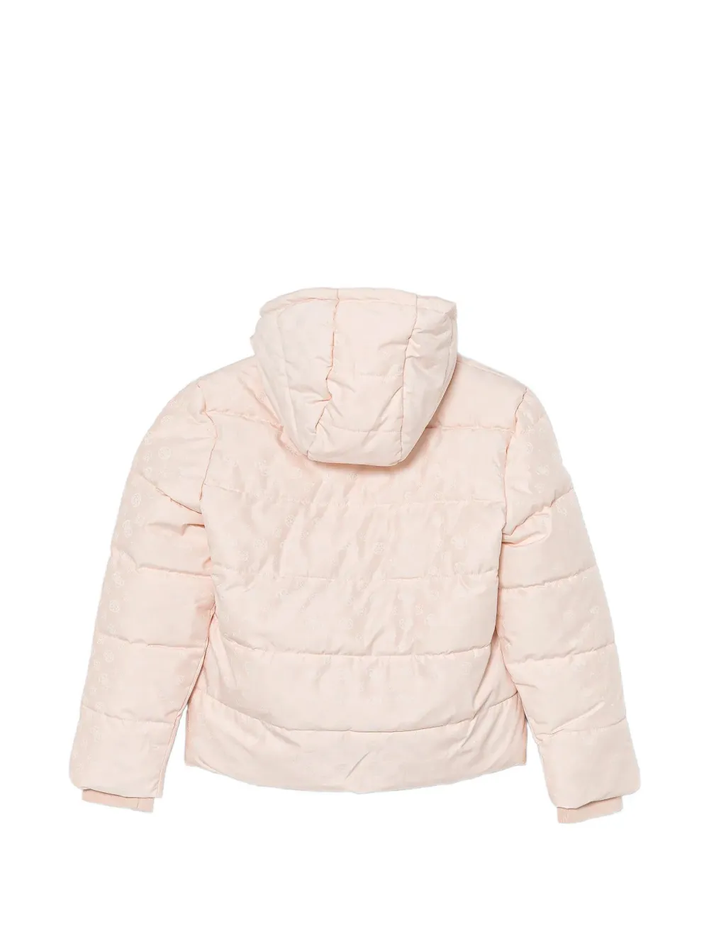  Hugo Kids Monogram-pattern Puffer Jacket - Pink 