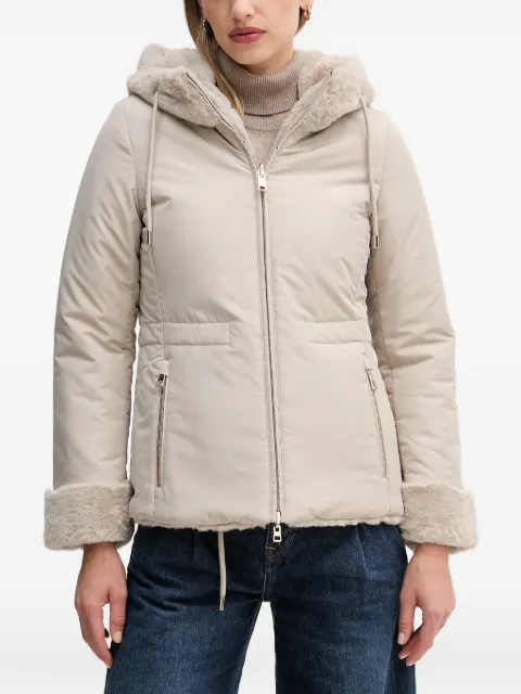 Geox Kaula hooded faux fur jacket