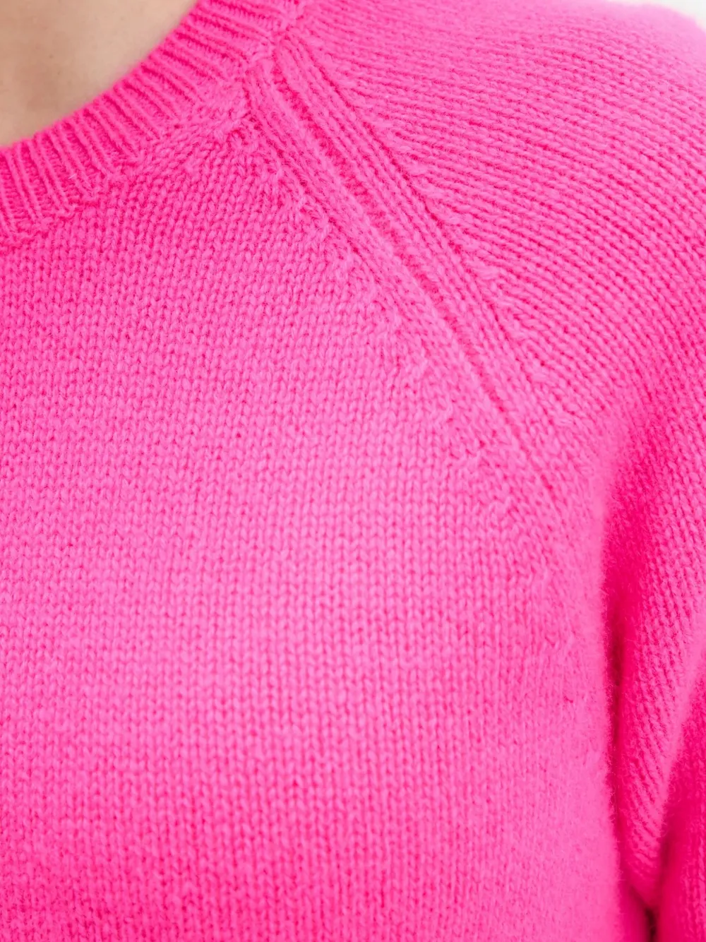 From Future Raglan-sleeves Sweater In Pink