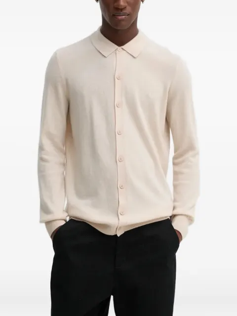 FROM FUTURE buttoned collared cardigan