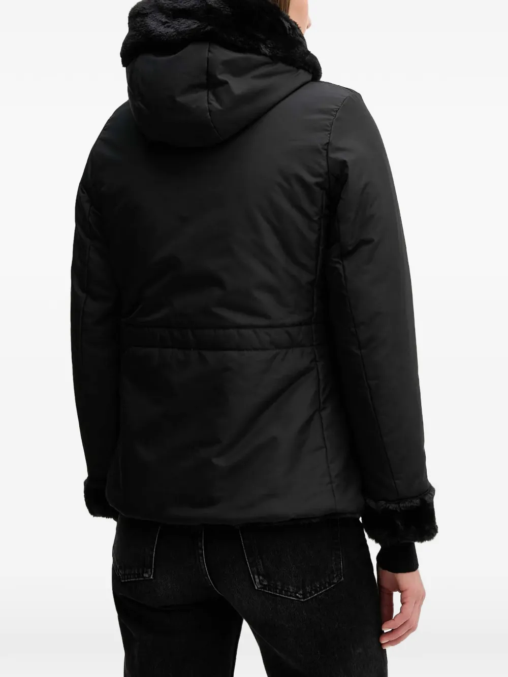 Kaula Hooded Faux Fur Jacket