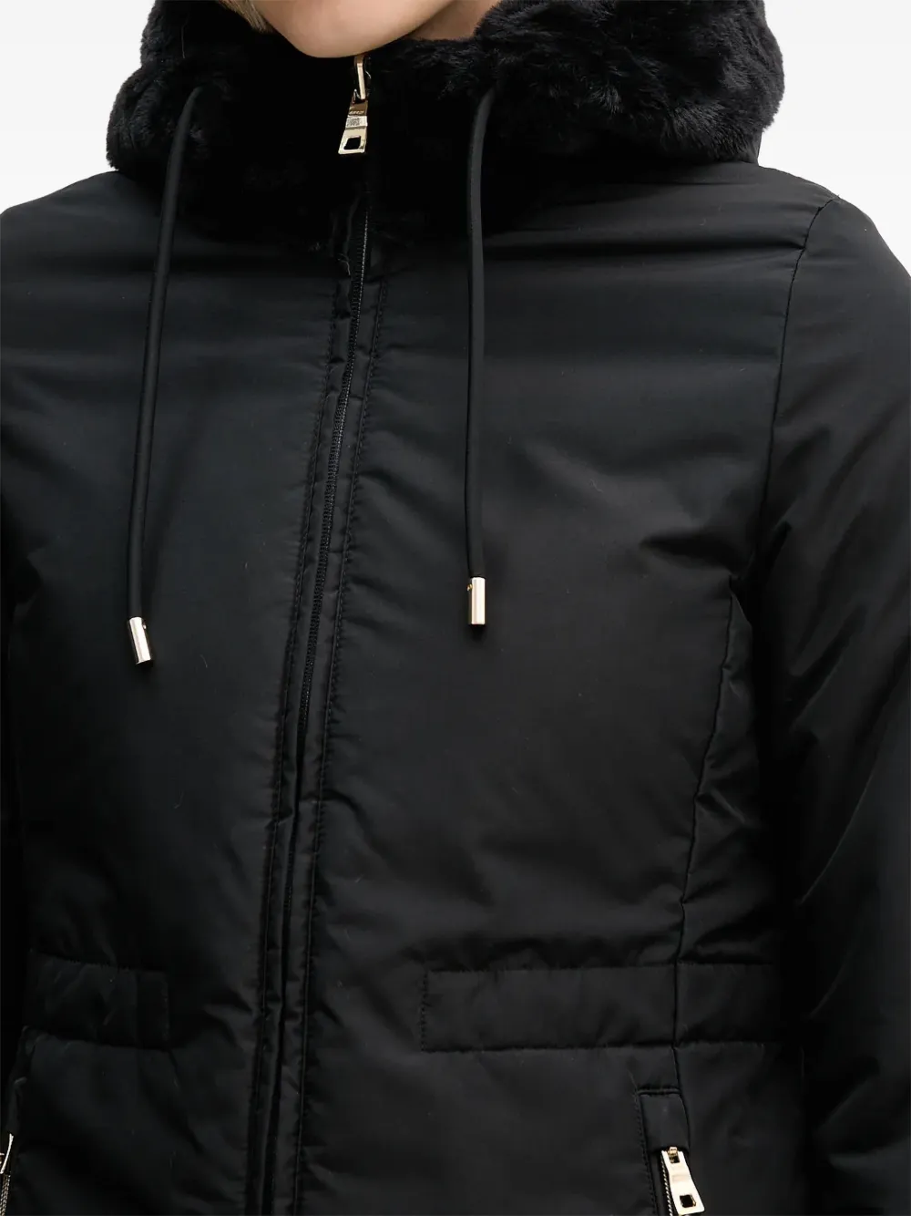 Kaula Hooded Faux Fur Jacket
