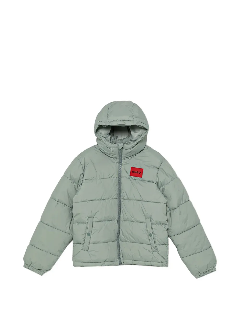 HUGO KIDS hooded padded jacket - Verde