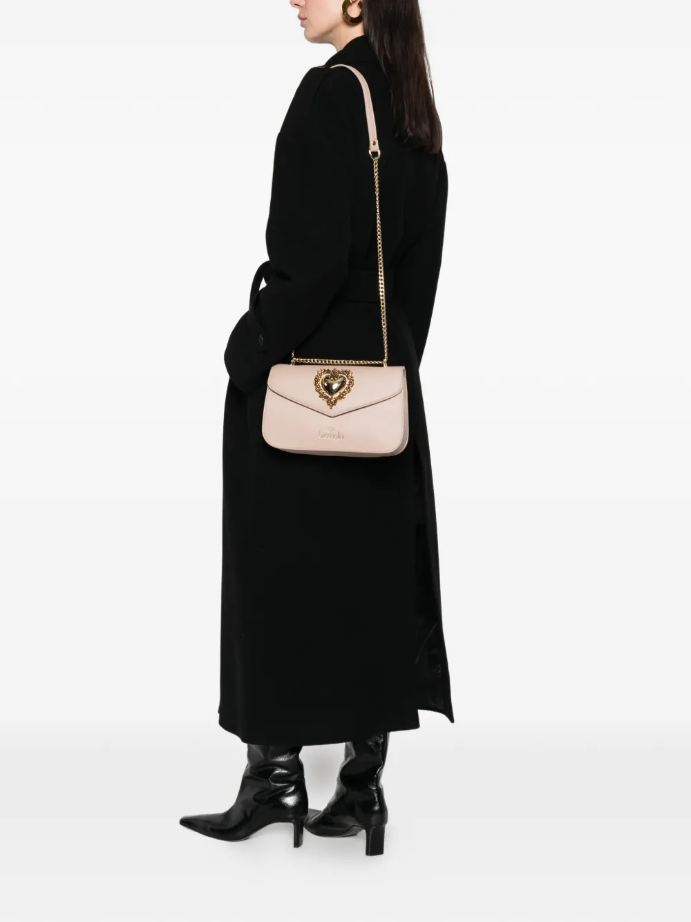 Braccialini Heart-appliqué Cross Body Bag In Neutral