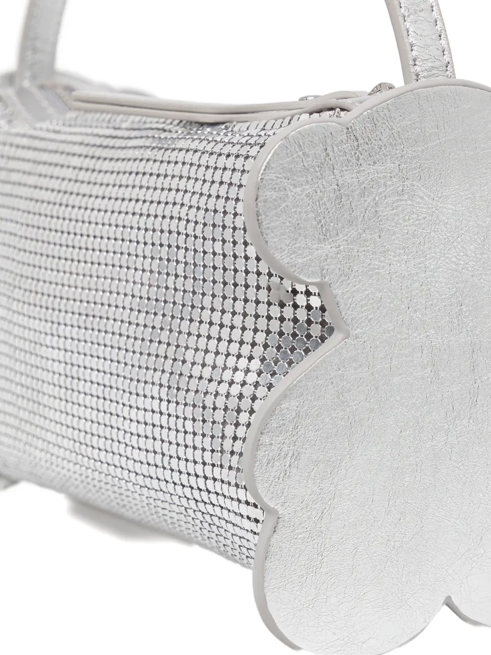 Tous Small Salsi Shoulder Bag In Silver