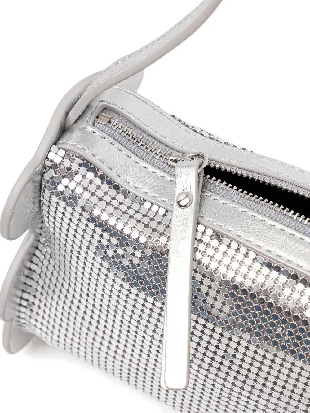 Tous Small Salsi Shoulder Bag In Silver
