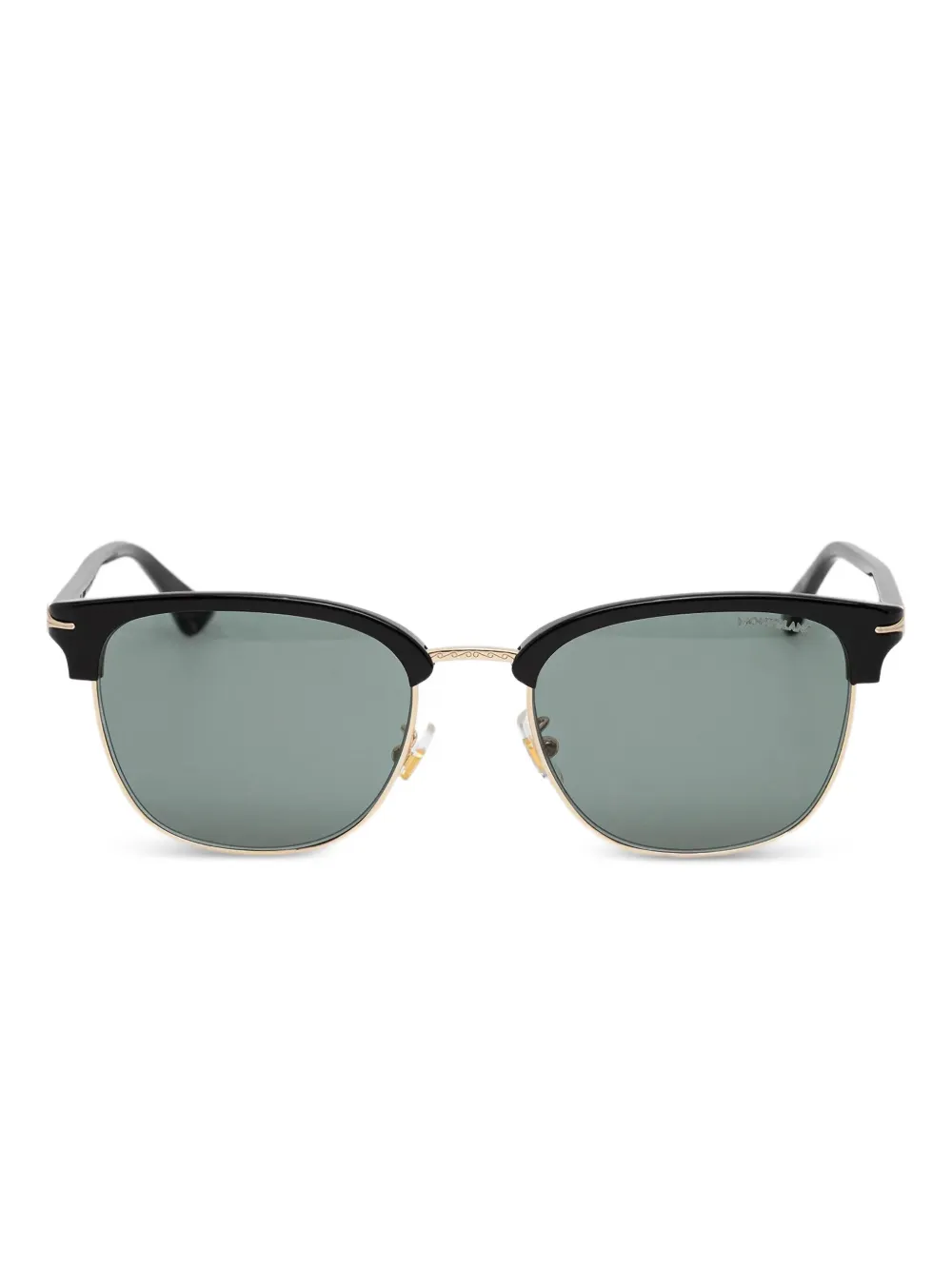 MONT BLANC EYEWEAR browline-frame sunglasses | Black | Image 1