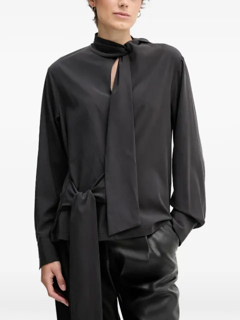 Sandro Ferrone tie-neck blouse