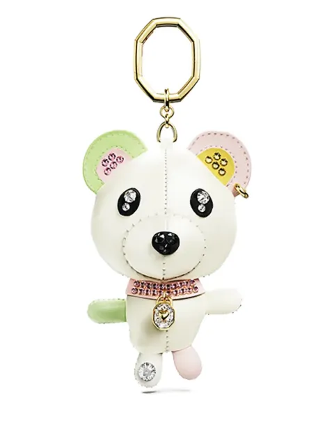 Swarovski Teddy crystal-detail keyring