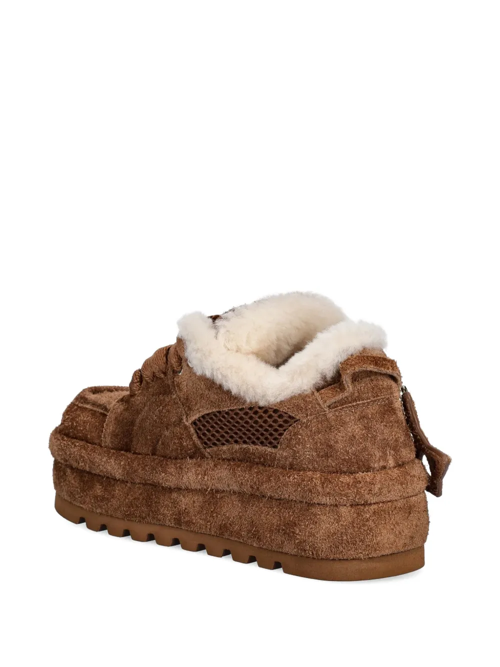 Naked Wolfe Beau Platform Sneakers In Brown