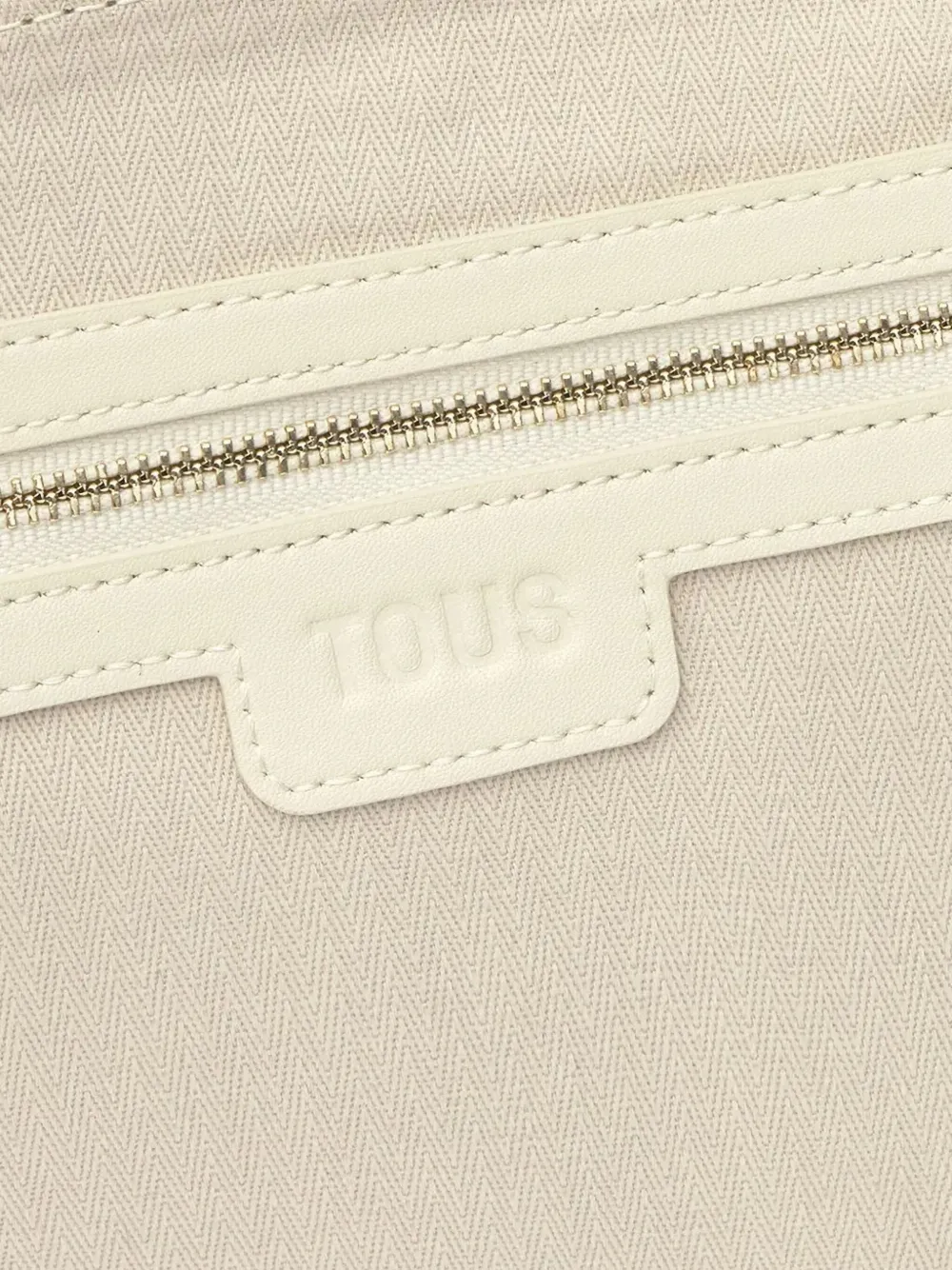 TOUS Medium schoudertas met kettingband Beige