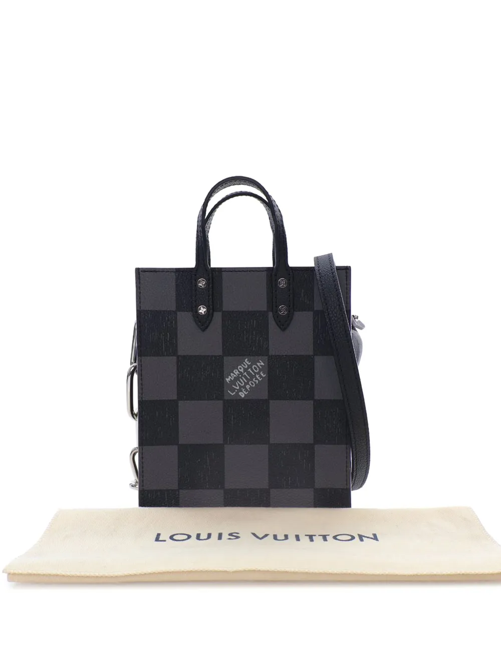 Louis Vuitton Pre-Owned 2021-2025 Damier Checkerboard Sac Plat XS satchel | Pre-Owned | Image 2