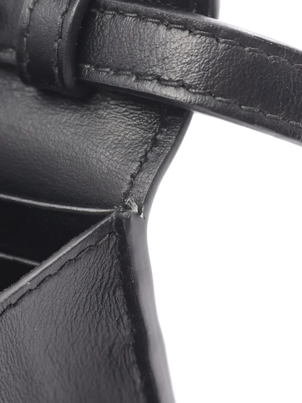 MIU MIU Pre-owned 2010-2025 Leather Shoulder Wallet Small Wallets In Black