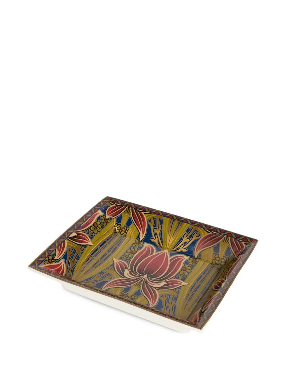 ETRO HOME ポーセリン トレイ 20cm x 16cm | イエロー | FARFETCH JP