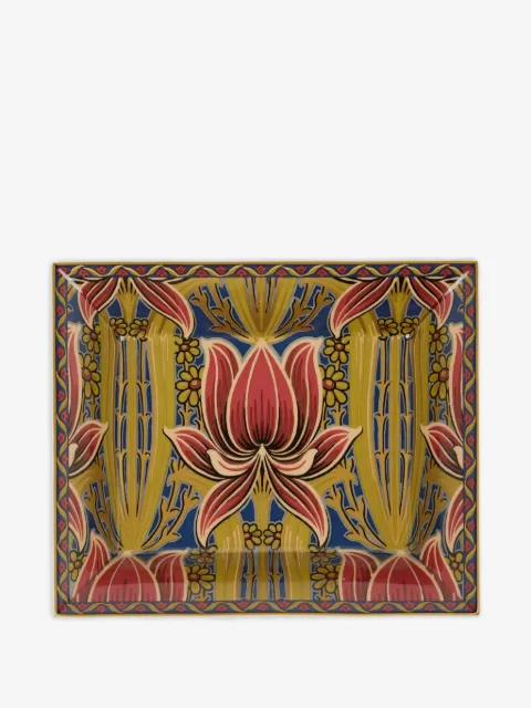 ETRO HOME plateau en porcelaine (20 cm x 16 cm)