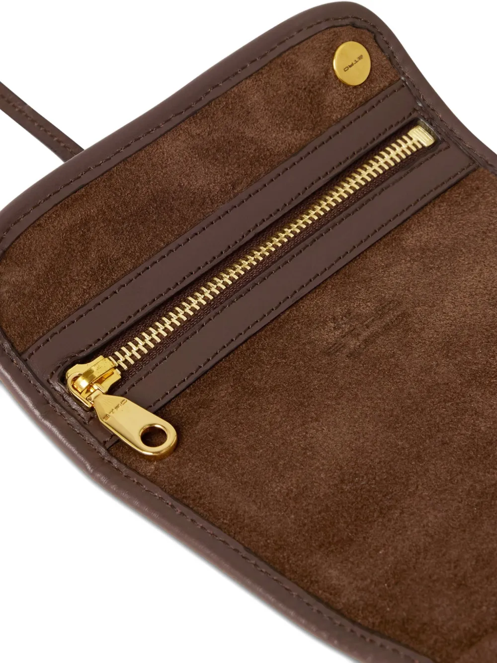 Etro Home Paisley-pattern Travel Jewellery Case (15.5cm X 6.5cm) In Brown