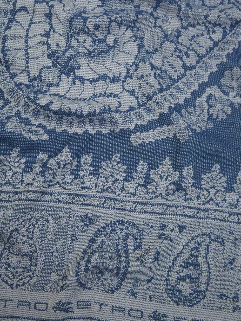 Etro Home Floral Paisley-motif Blanket (140x180cm) In Blue