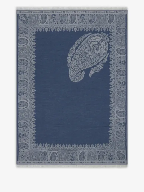 ETRO HOME floral-inspired paisley blanket 