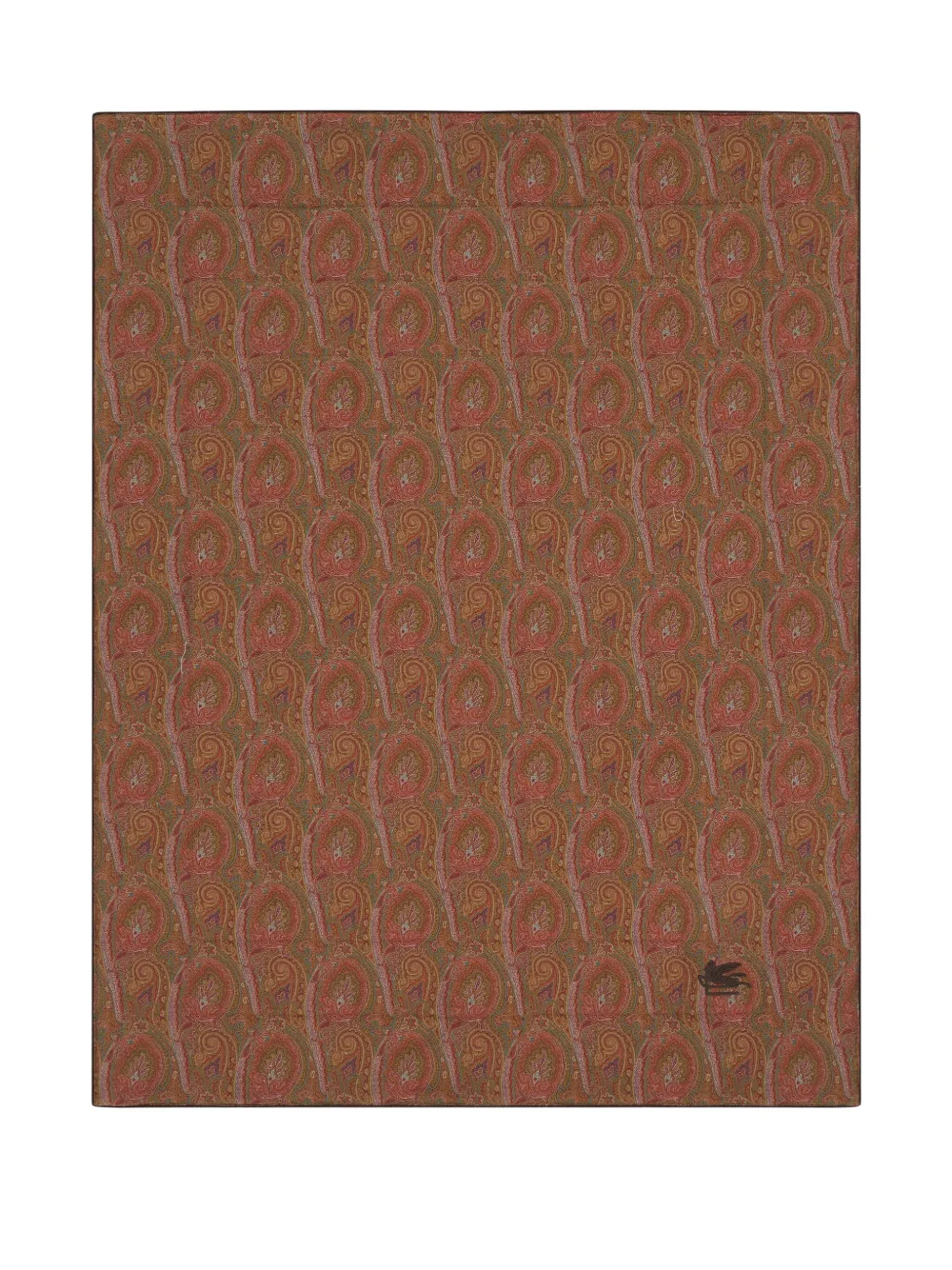 ETRO HOME arnica-motif blanket (130 x 180cm) - Bruin