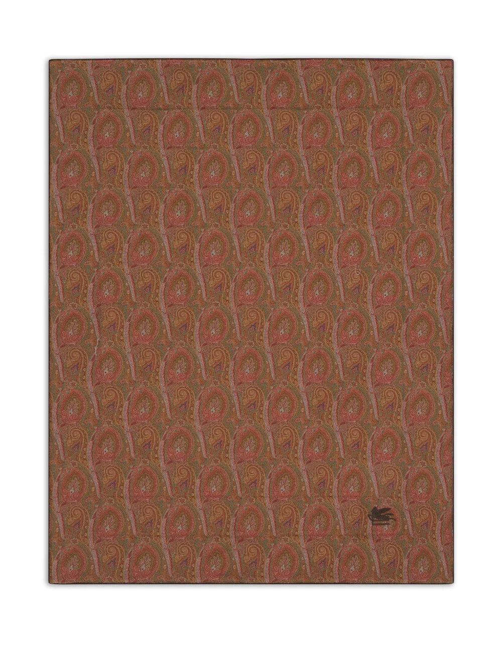  Etro Home Arnica-motif Blanket - Brown 