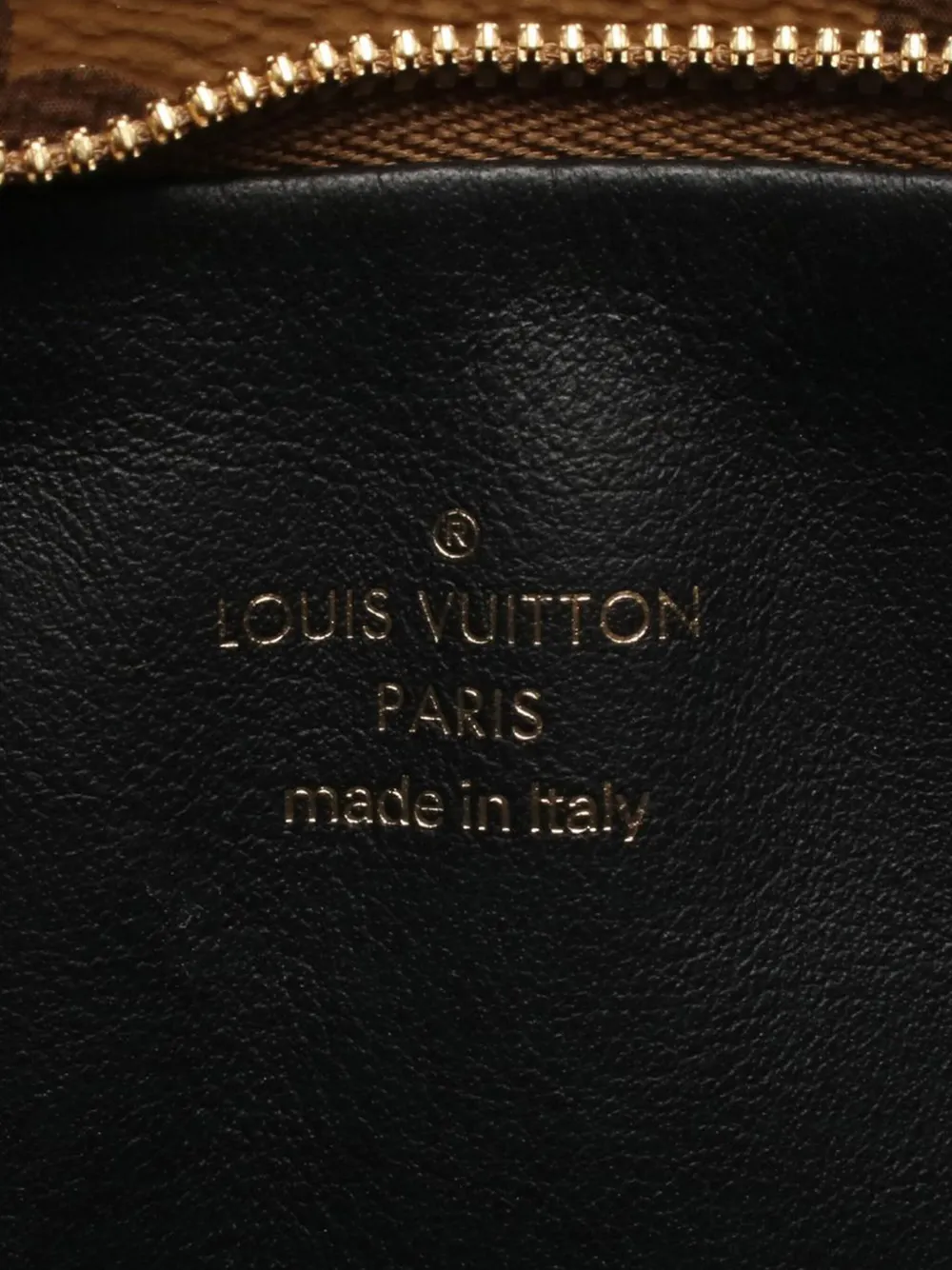 Pre-owned Louis Vuitton 2021-2025 Monogram Reverse Lv3 Pouch Crossbody Bag In Brown