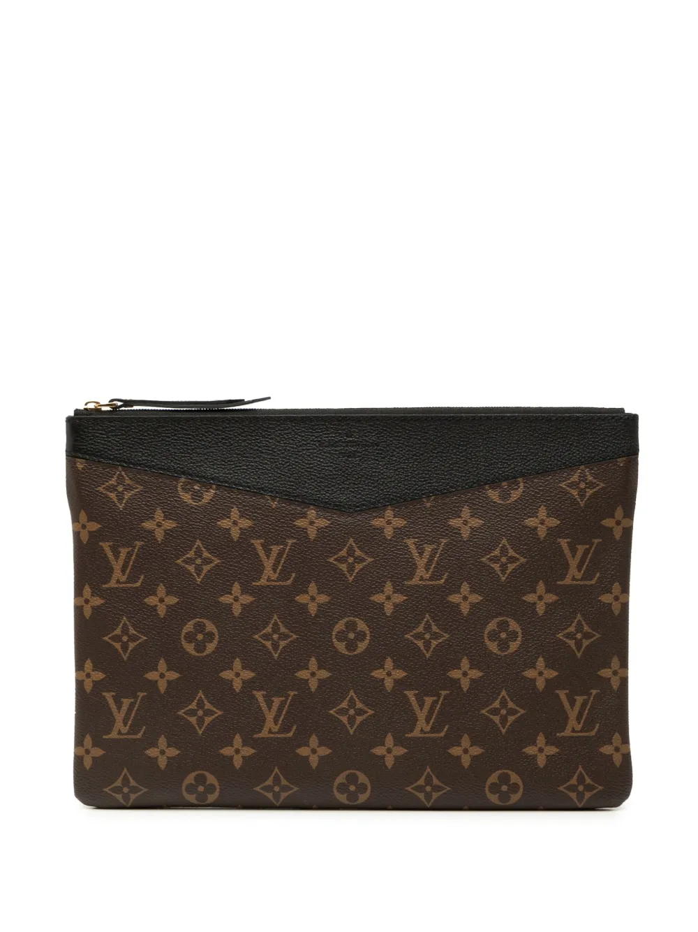 Louis Vuitton Pre-Owned 2018 モノグラム デイリー ポーチ クラッチバッグ - ブラウン Louis Vuitton Pre-Owned 2018 モノグラム デイリー ポーチ クラッチバッグ - ブラウン