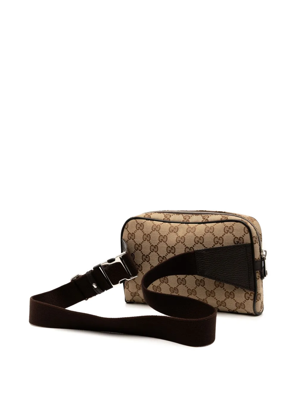 Gucci Pre-Owned 2000-2015 GGキャンバス ベルトバッグ | ブラウン