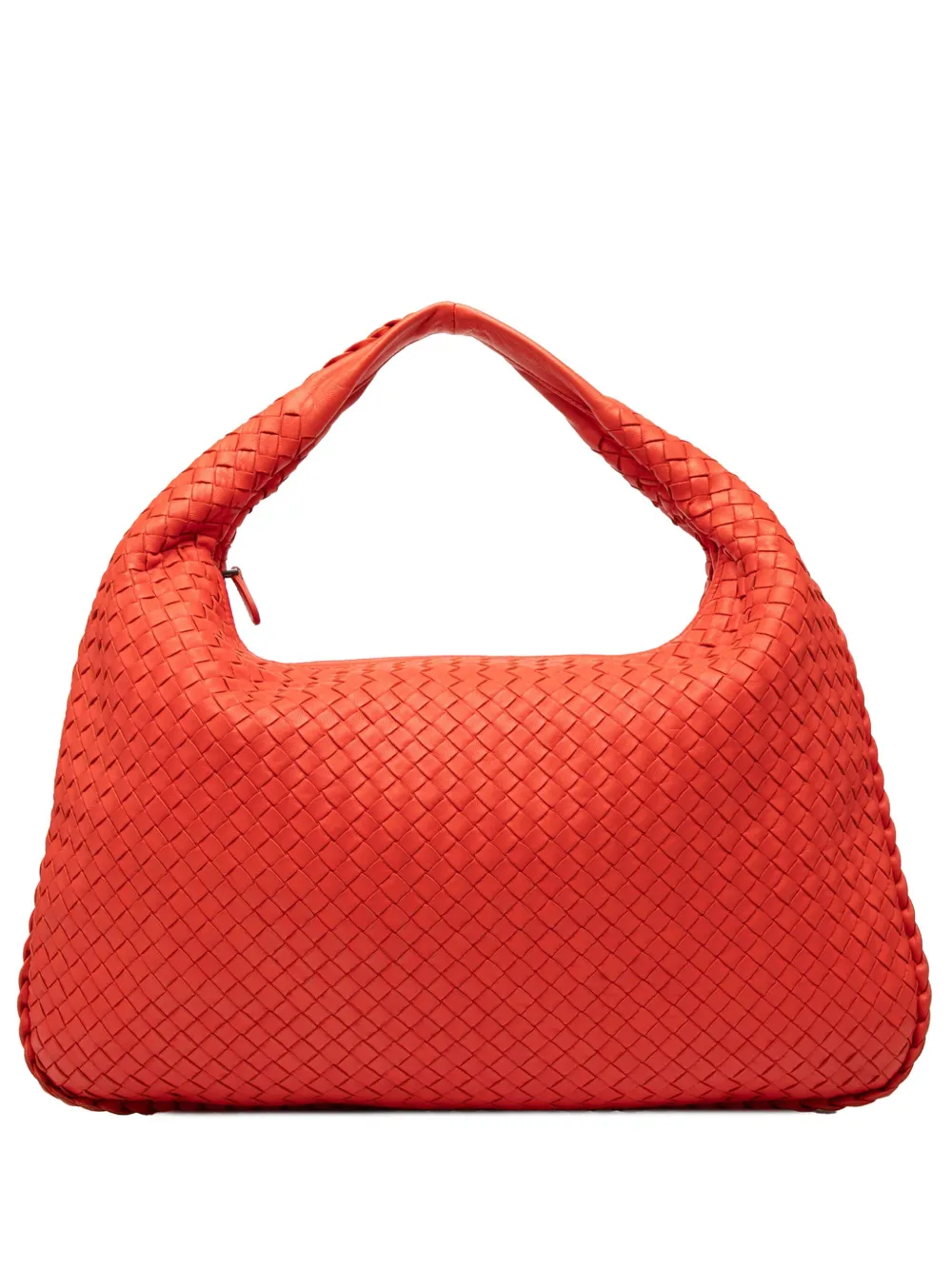 Bottega Veneta Pre-Owned 2012-2025 Medium Nappa Intrecciato Veneta hobo bag - Arancione
