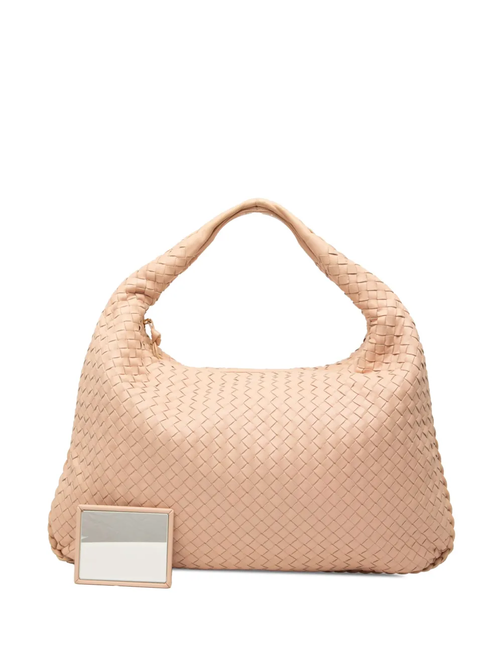 BOTTEGA VENETA Pre-owned 2012-2025 Medium Nappa Intrecciato Veneta Hobo Bag In Brown