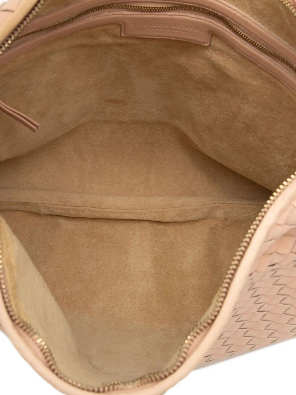 BOTTEGA VENETA Pre-owned 2012-2025 Medium Nappa Intrecciato Veneta Hobo Bag In Brown